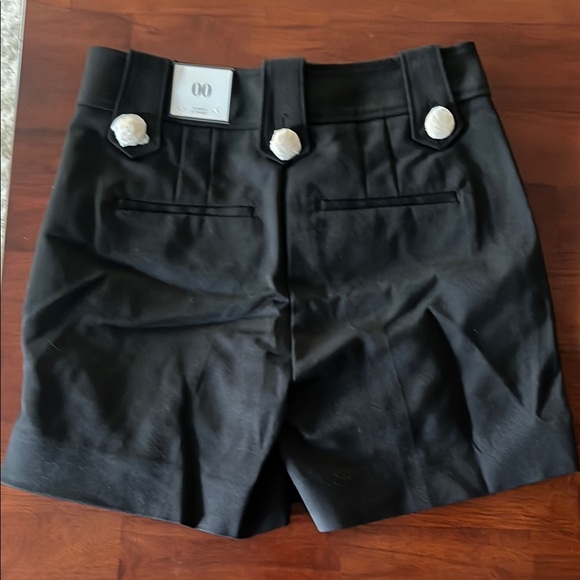 Black sailor button shorts - Picture 3 of 3